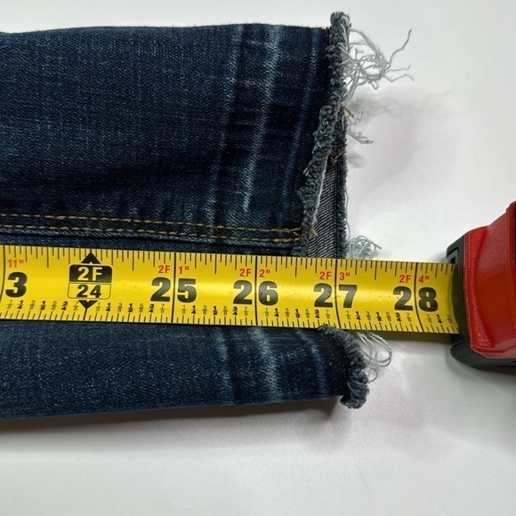 Lucky Brand Raw Hem Brooke Capri Jeans Size 6/28 - Picture 8 of 13